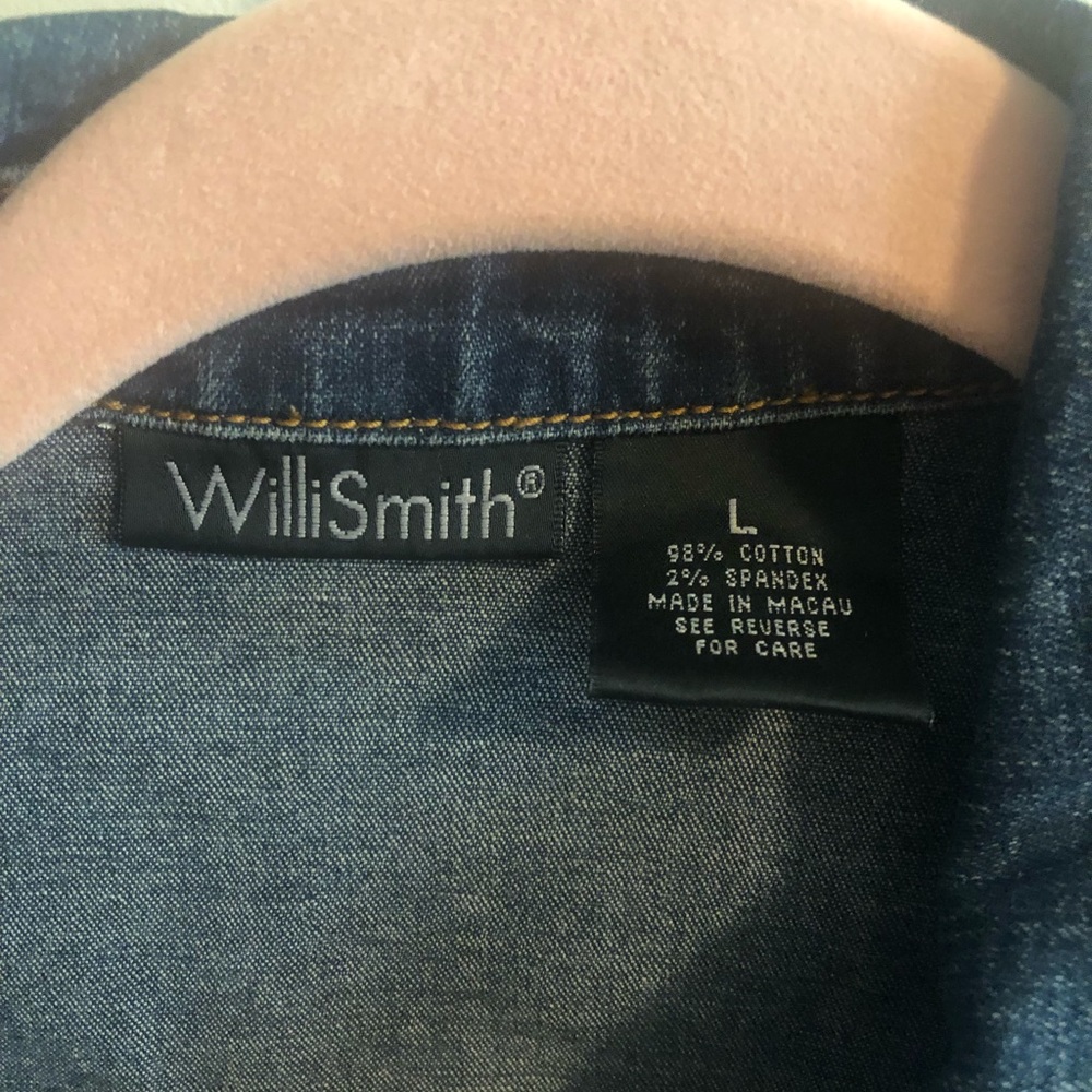 Willi Smith Jean Jacket... Large - image 4